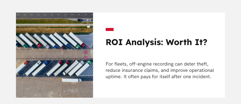 dashcam parking mode roi
