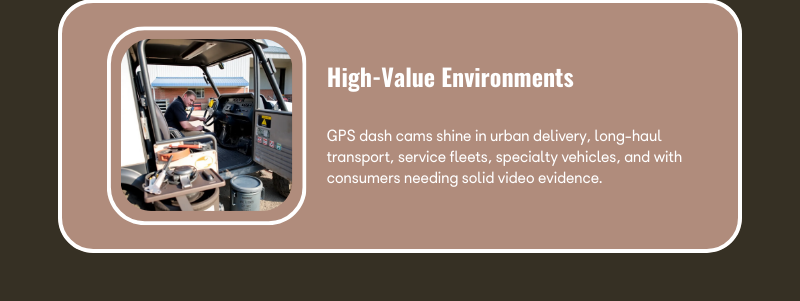 Dash Cam With GPS Tracking: Essential Features, Fleet Uses, and Modern Performance Standards 1 high value environment gps dashcam